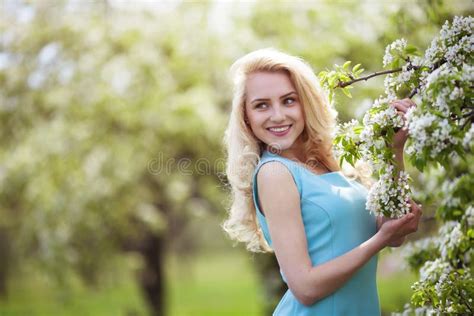 Beautiful Smiling Woman Outdoors Portrait, Happy Girl Summer Street ...