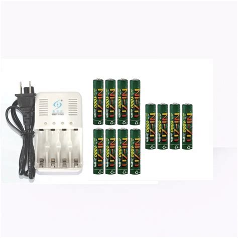 Lot De Batteries Rechargeables Mwh Nizn V Aaa Ports Ni Zn