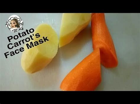 DIY CARROTS POTATO FACE MASK FOR WRINKLE Anti Aging Mask YouTube