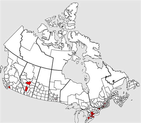 Half Of Canada Lives In These 17 Counties - Business Insider