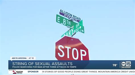 Tempe Pd Urge Residents To Be Vigilant After String Of Attempted Sex