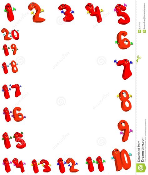 Number Border Clip Art Page Border And Vector Graphics Page | Images ...