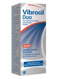 Vibrocil Duo 0 5 Mg Ml 0 6 Mg Ml Spray Nazal Solutie X 10 Ml