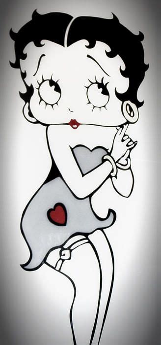 Betty Boop By Diane Wood Betty Boop Canvas Prints Art