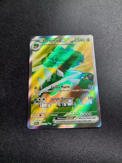 Pok Mon Tcg Temporal Forces Torterra Ex Full Art Rare Holo Card