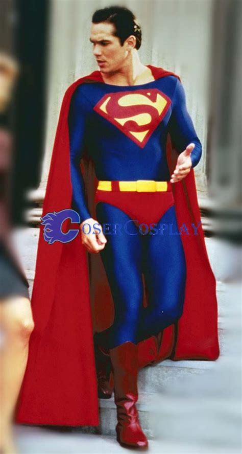 Classic Superman Cosplay Costume Dark Blue | cosercosplay.com