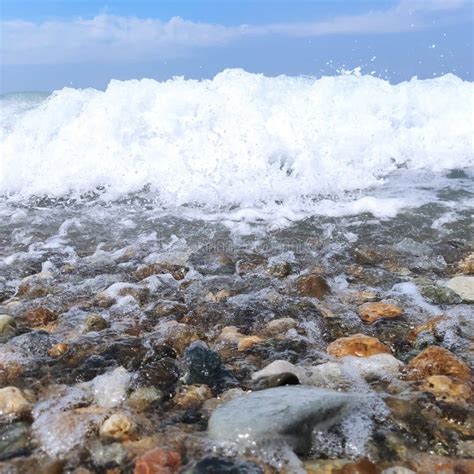 Storm in the Black Sea stock photo. Image of beach, seascape - 99264162