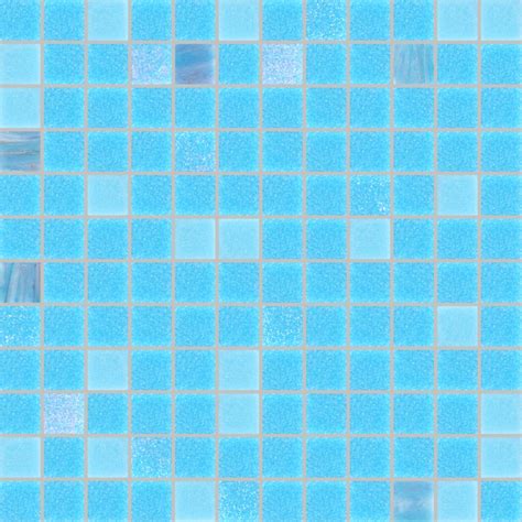 25x25mm Blue Shell Mix Glass Mosaic Tiles Ct Supplies