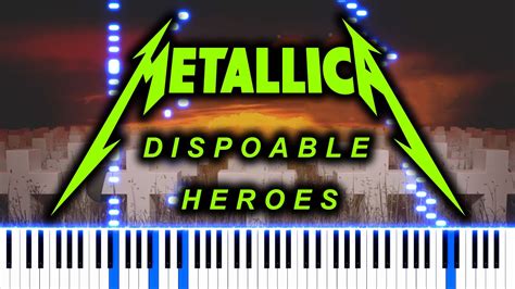 Metallica Disposable Heroes Piano Tutorial Vst Cover Youtube