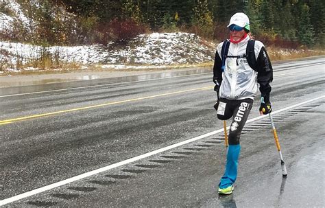 Amput D Une Jambe Il Court Marathons En Jours Pour La Bonne Cause