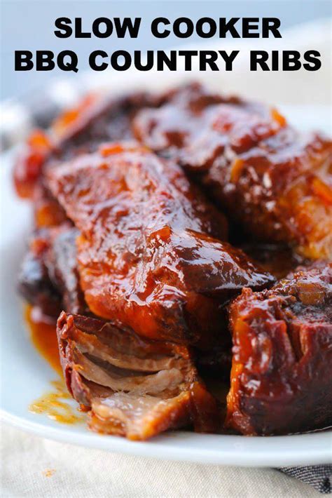 The Best Boneless Country Style Pork Ribs Slow Cooker - Home, Family ...