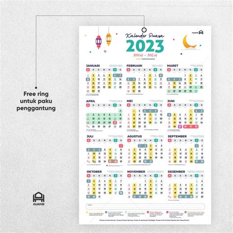 Kalender Puasa Sunnah 2023 Homecare24