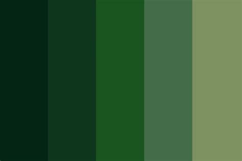 7 Gorgeous Dark Green Color Palette Ideas (With Hex Codes)