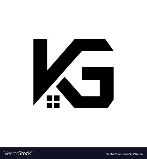 Kg-logo Royalty Free Vector Image - VectorStock