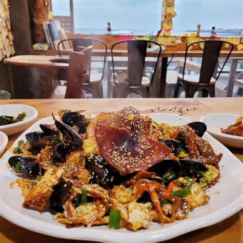 제주 구좌읍 맛집 평대리멍석 돌문어해물볶음 맛있어 네이버 블로그