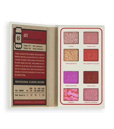 Comprar Revolution Monsters University Mini Paleta De Sombra De Ojos Card Palette Art