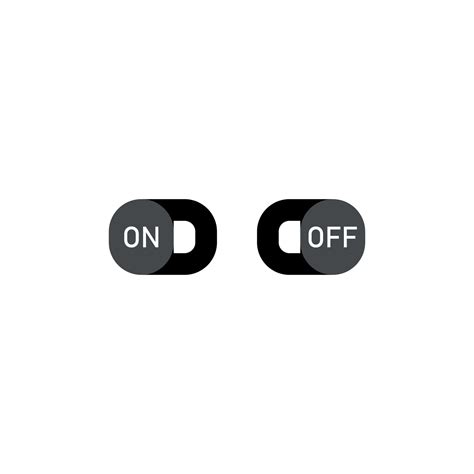 On and off buttons. On and off icons. Simple style poster background symbol. brand logo design ...