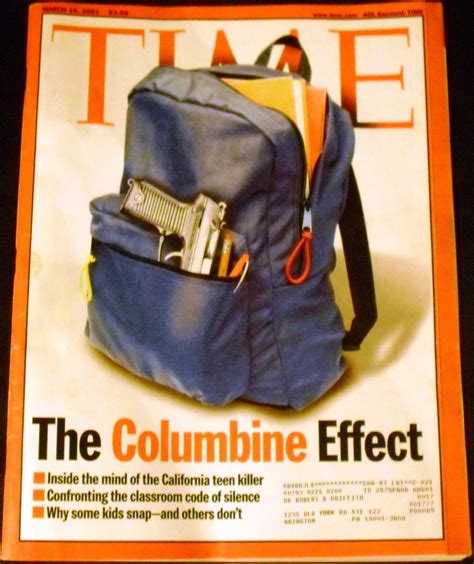 TIME Magazine March 19, 2001 (The Columbine Effect)