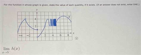 For The Function H Whose Graph Is Given State The Value Of Each