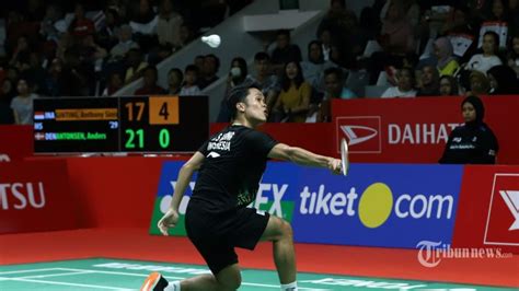 Hasil Thailand Open Ii Anthony Sinisuka Ginting Ko Ditekuk Lee