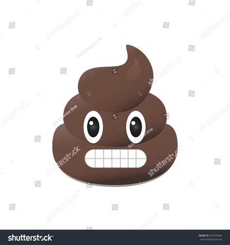 Shit Emoji Poo Emoticons Poop Emoji 库存矢量图（免版税）474336940 Shutterstock