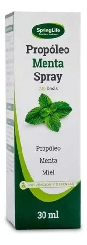 Springlife Suplemento Alimenticio Propoleo Propoleo Menta Spray