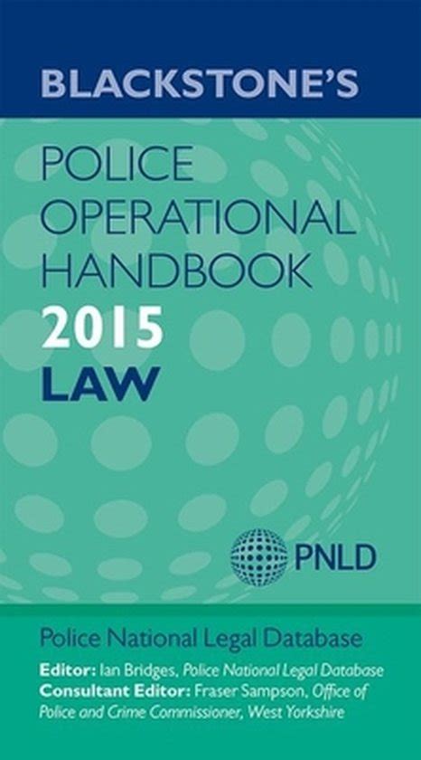 Blackstone's Police Operational Handbook 2015, Fraser Sampson | 9780198718901 | Boeken | bol