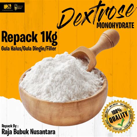 Jual GULA HALUS GULA DINGIN GULA DONAT DEXTROSE MONOHYDRATE 1KG