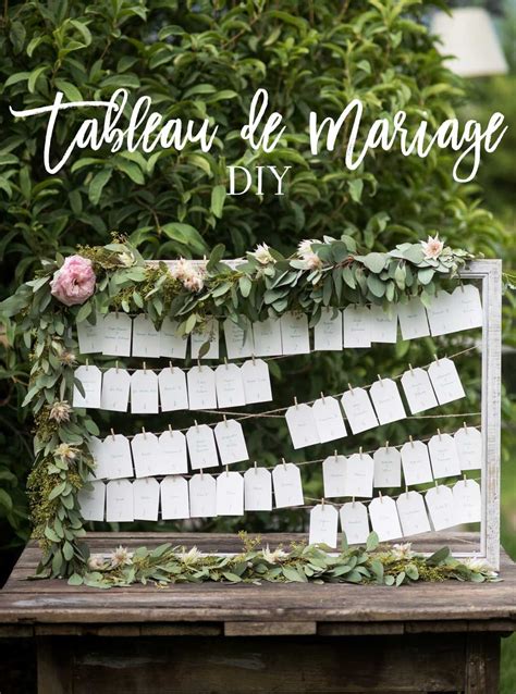 Tableau De Mariage Vintage E Bucolico Fai Da Te Shabby Chic Shabby