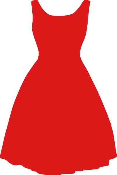 Red Dress Clip Art At Clker Vector Clip Art Online Royalty Free