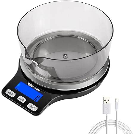 Amazon Fradel Digital Kitchen Food Scale With Bowl Removable And