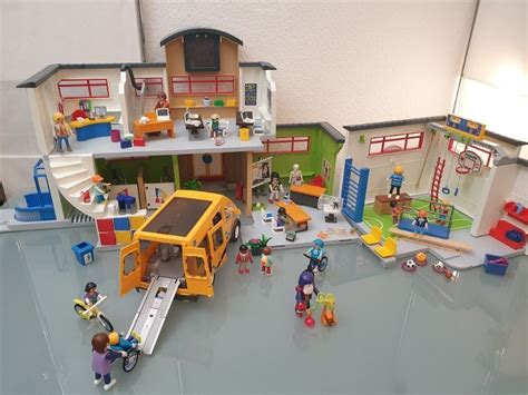 Playmobil City Life Grosse Schule Schulbus Turnhalle Kaufen Auf