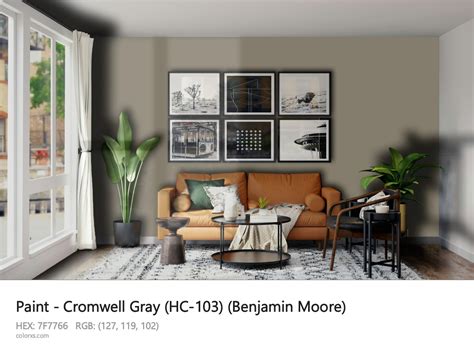 Benjamin Moore Cromwell Gray Hc 103 Paint Color Codes Similar Paints