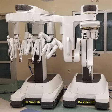 Illustration Of The Da Vinci Xi Robot Multiport And The Da Vinci