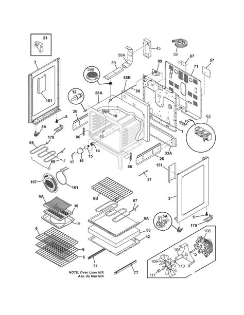 Frigidaire Electric Range Parts Diagram