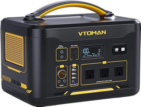 VTOMAN 1500X Portable Power Station 1500W 828Wh LiFePO4 Battery