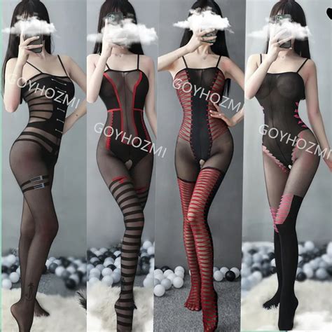 Sexy Tights Sexy Lingerie Teddy Sexy Costumes Porno Hose Bodysuit Hose Hot Women S Hosiery Black