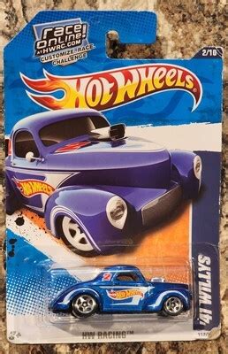 Yahoo オークション NIP Hot Wheels HW Racing 2010 Blue 41 Will