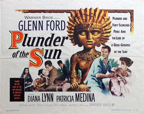 Plunder Of The Sun 1953 Glenn Ford Original Half Sheet