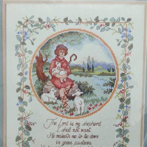 Psalm 23 Cross Stitch - Etsy