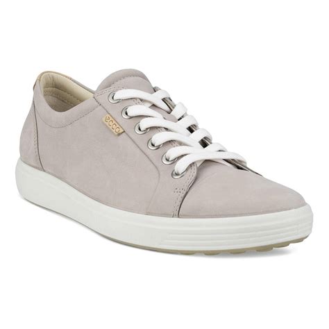 Ecco Women S Soft Sneakers Gray Rose