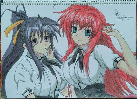 Rias Gremory X Akeno Himejima Dibujos Sensuales Pokemon Personajes