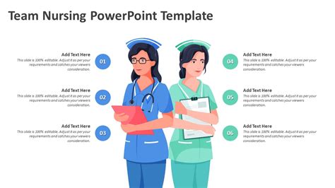 Team Nursing Powerpoint Template Medical Slides