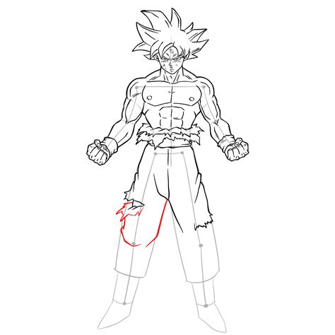 How to Draw Goku in Mastered Ultra Instinct Like a Pro