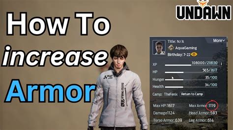 Undawn How To Increase Armor Ultimate Guide Youtube