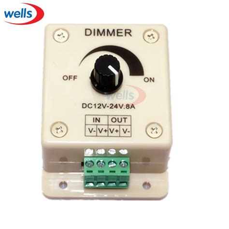 Led Dimmer Controller 8A 96W Led Rotating Dimmer Bright Brightness