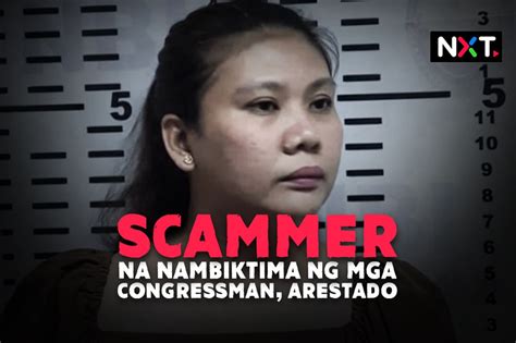 Scammer Na Nambiktima Ng Mga Congressman Arestado Abs Cbn News