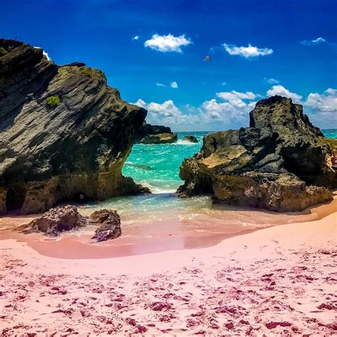 Pink like cotton candy & just as sweet! Check out Bermuda's Pink Sand ... 