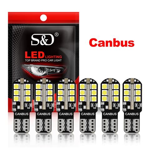 Adet Led Led T Led Canbus Led Ampul Smd Araba Side Marker