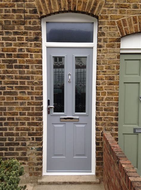 Solidor Composite door installation in Enfield, north London.